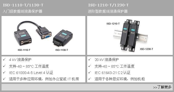 ISD系列數(shù)據(jù)線浪涌保護器